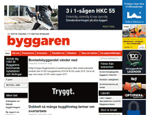 Tablet Screenshot of byggaren.se